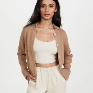 NWOT THEORY Cropped Cashmere Sweater